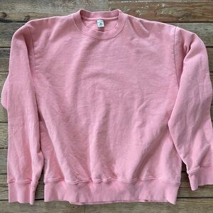 Sporty & Rich Men's Soft Pink Crewneck Sweatshirt